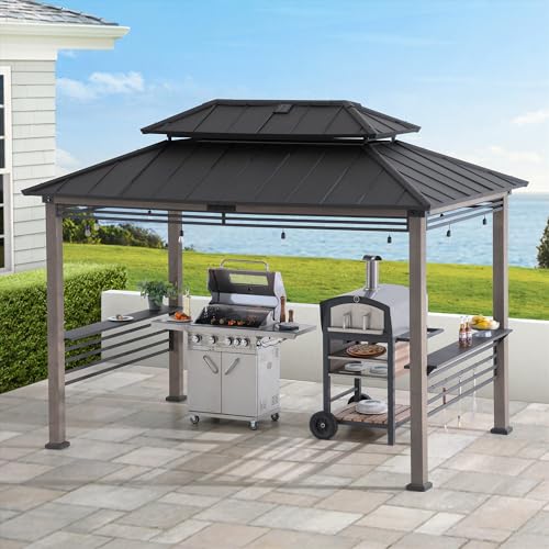 Sunjoy Wooden Grill Gazebo