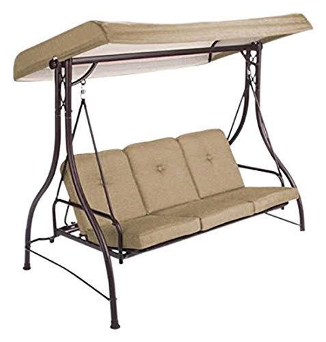 Garden Winds Lawson Ridge 3-Person Swing Replacement Canopy- Riplock 350