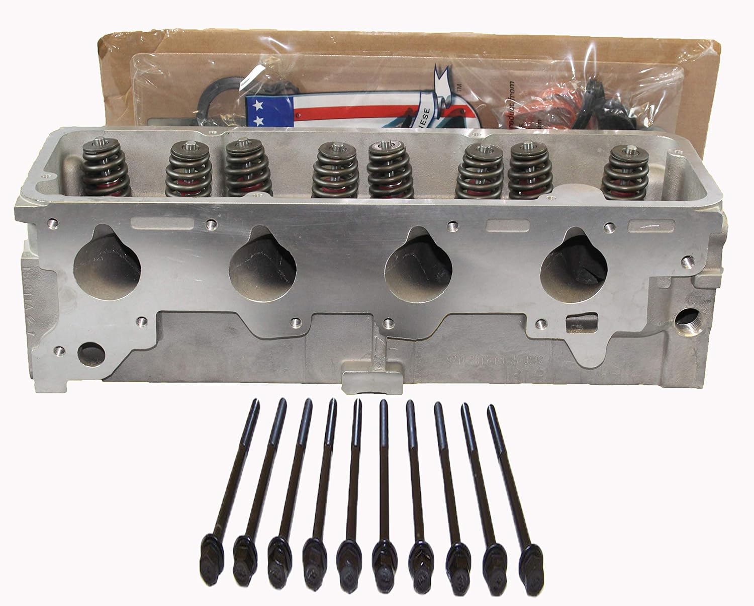 Remanufactured GM S10 Cavalier Pontiac Sunfire Buick 2.2 OHV Cast # 391s 391 Cylinder Head w/Head Gasket Set & Head Bolt Kit (CORE RETURN REQUIRED)