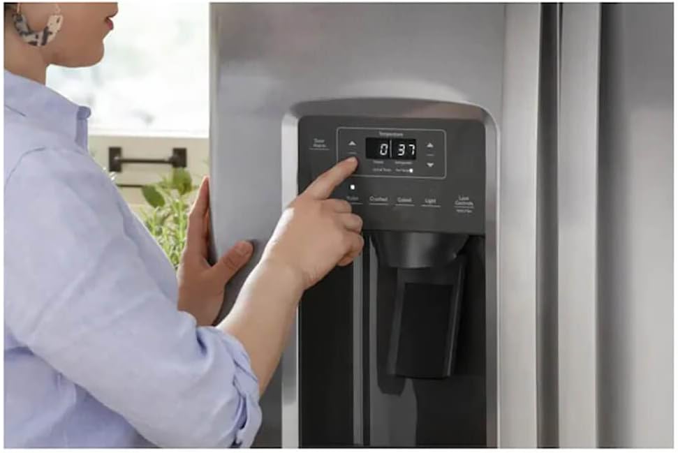 GE® 25.3 Cu. Ft. Side-By-Side Refrigerator