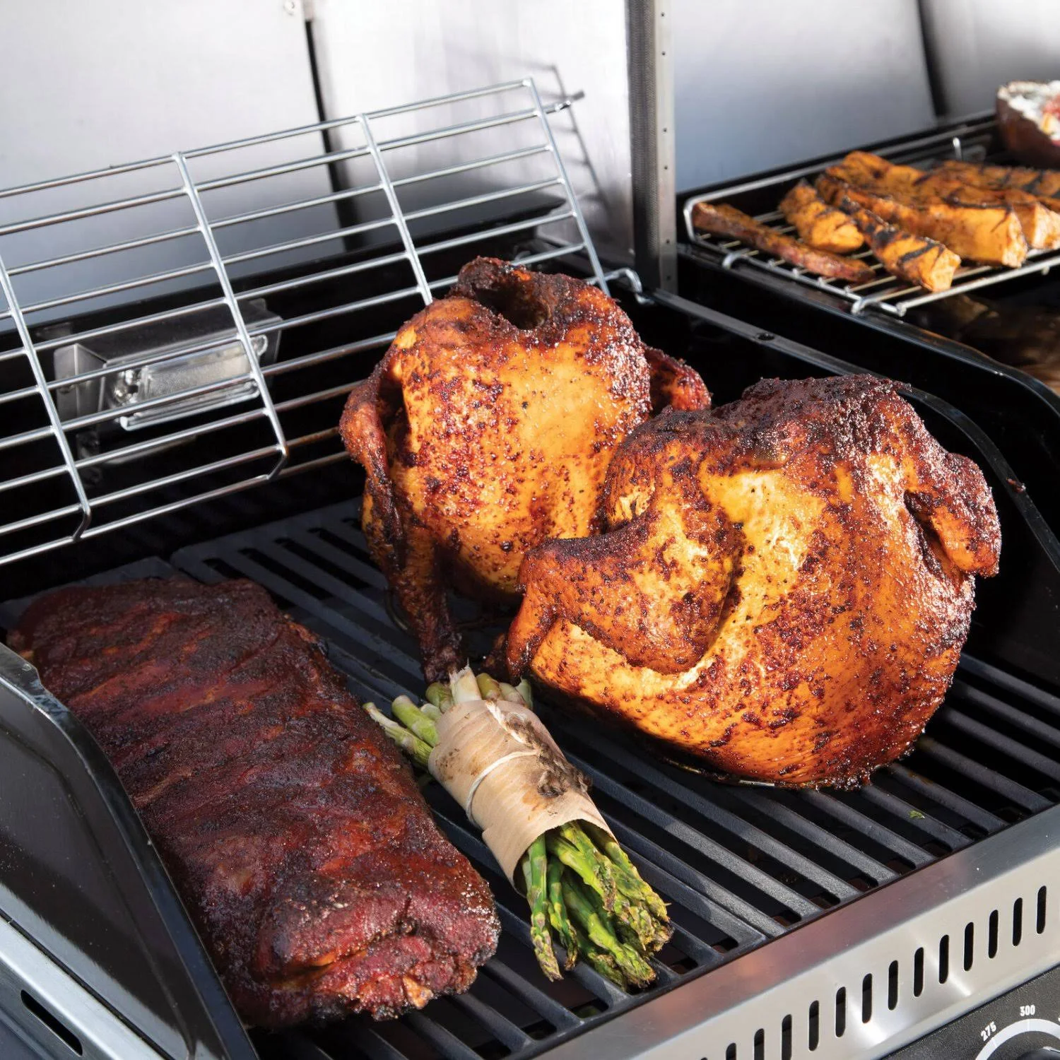 Cuisinart Twin Oaks Dual Function Pellet and GAS Grill, Size: 900 Square Inches