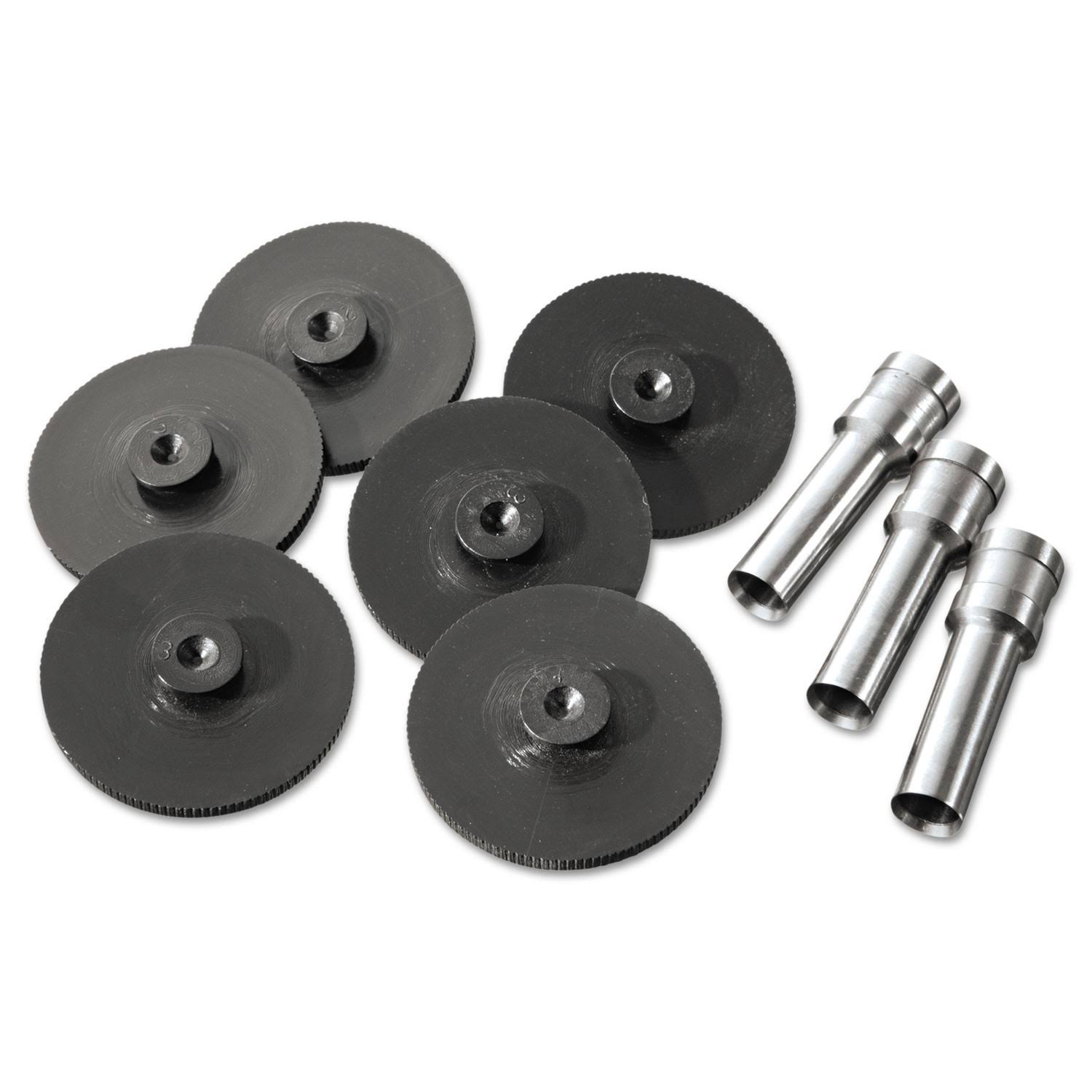 Swingline Replacement Head Punch Set Three Heads/Five Discs 9/32 Diameter Hole Gray - Avayadevconnect