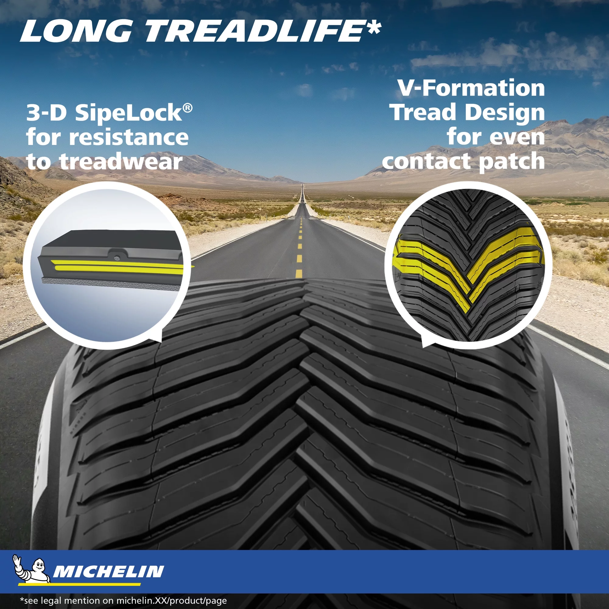 Michelin CrossClimate2 All-Season 205/55R17/XL 95V Tire