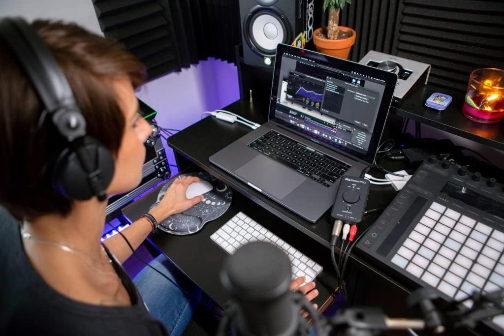 IK Multimedia iRig Stream Pro Streaming audio interface with in-line multi-input mixer, Everything you need for professional quality streaming, right in the palm of your hand.