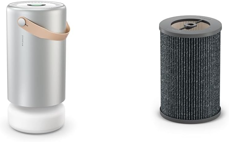 Molekule Air Pro | Air Purifier for Large Rooms up to 1000 sq. ft. w/PECO-HEPA Tri-Power Technology & PECO-HEPA Tri-Power Filter Air Pro | Air Purifier Replacement Filters for Smoke