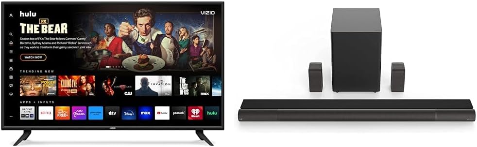 VIZIO 50" 4K UHD Smart TV & 5.1.4 Elevate Sound Bar Home Theater System