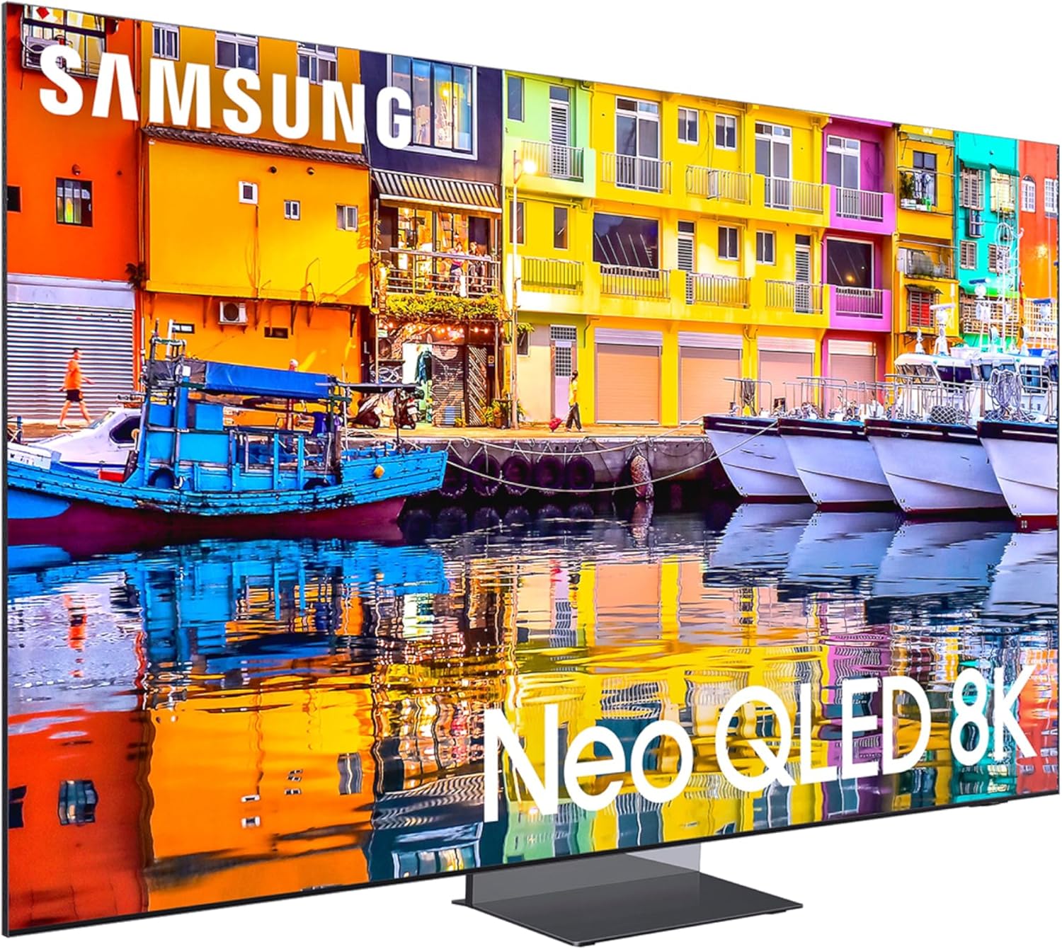 SAMSUNG 75-Inch Class QLED 8K QN900D Series Neo Quantum HDR Smart TV w/Dolby Atmos, Object Tracking Sound Pro, Infinity Edge, AI Motion Enhancer Pro, Alexa Built-in (QN75QN900D, 2024 Model) (Renewed)