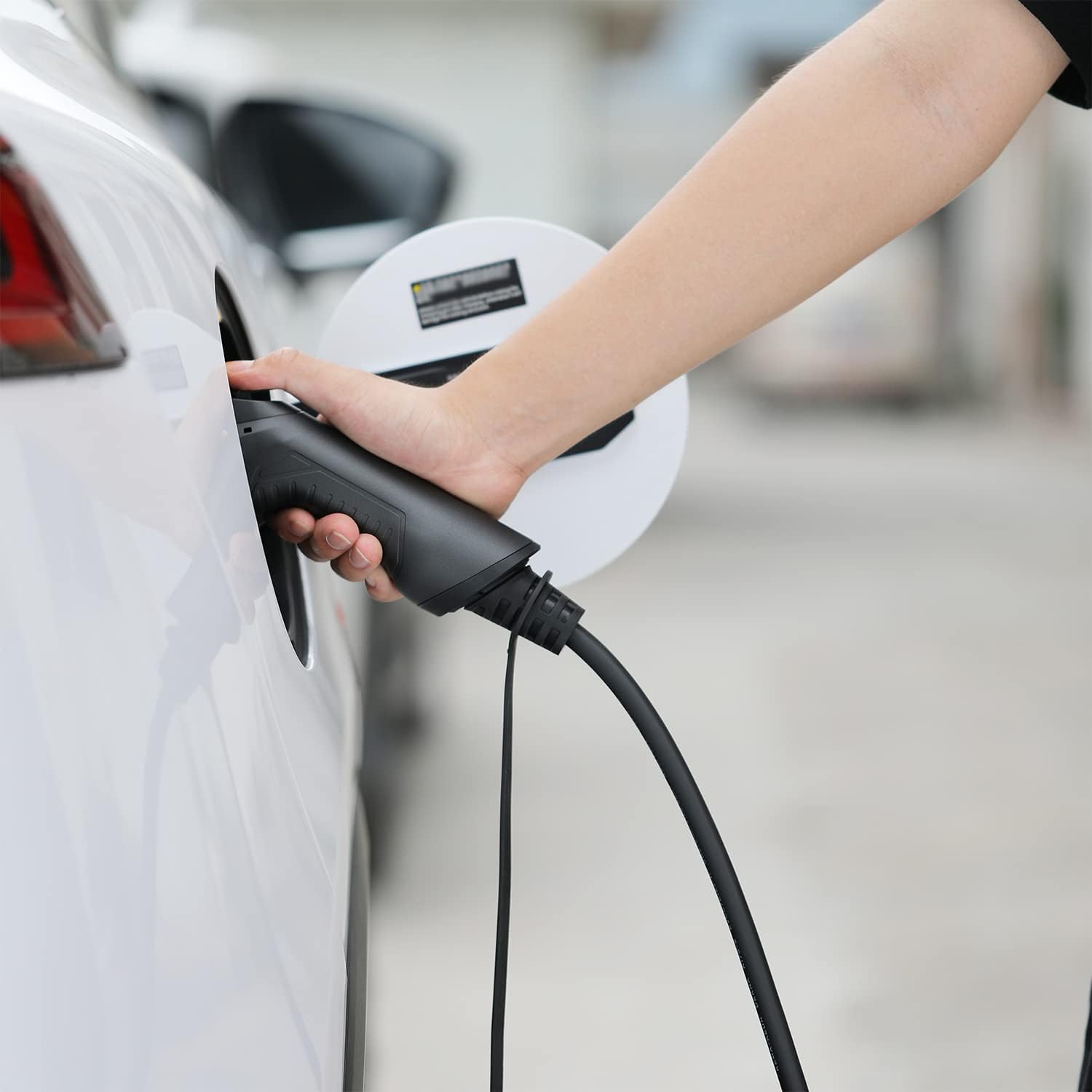 Elecvlife 220-240V Electric Vehicle Level 2 EV Charger 32A NEMA 14-50 Plug SAE J1772 Charger Electric Car 7.68 kW ,25ft with ev Charger
