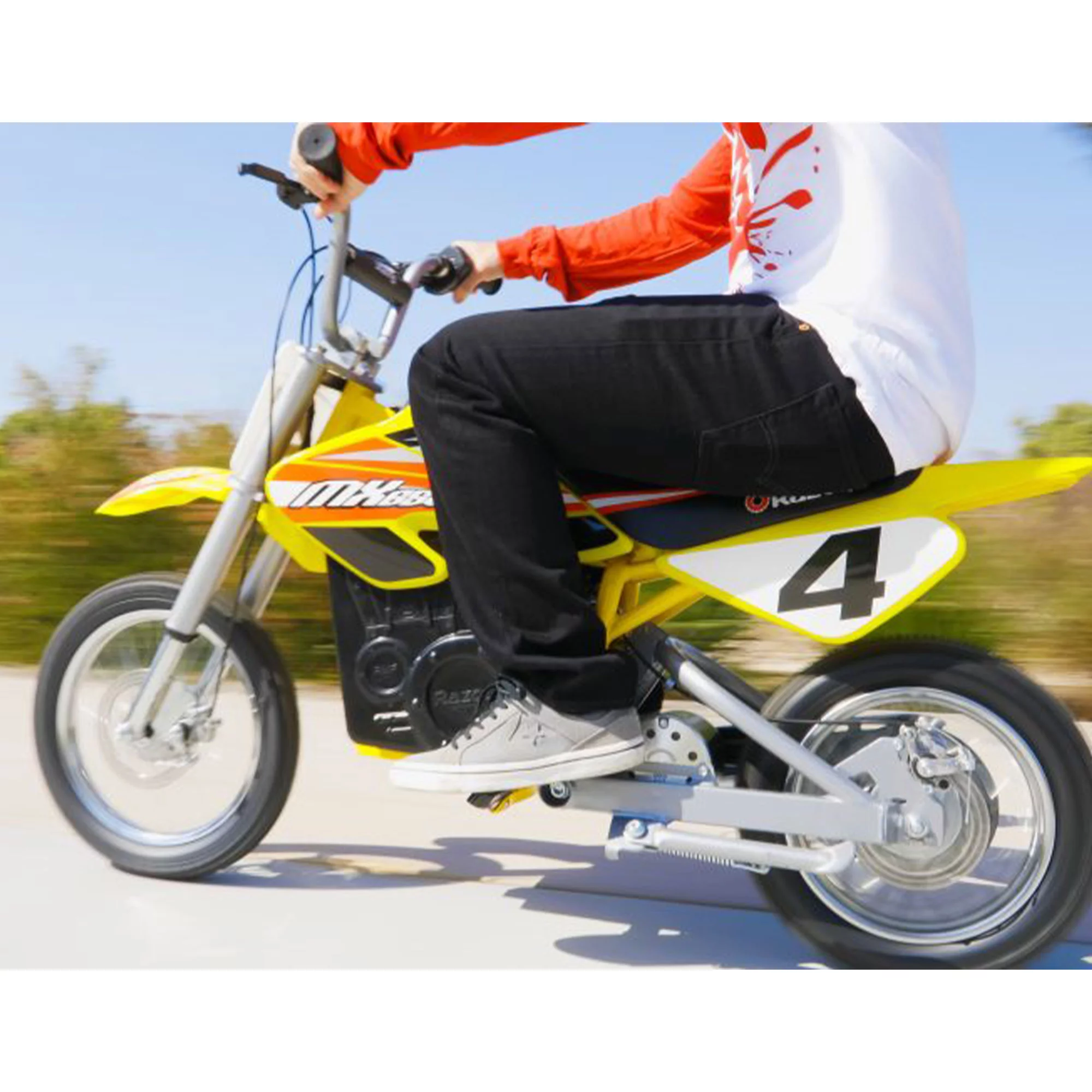 Razor MX650 Dirt Rocket High-Torque Electric Motocross Dirt Bike, Black