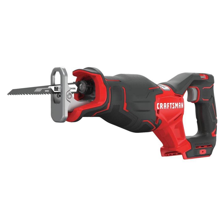 Craftsman V20 20-Volt Max Variable Speed Brushless Cordless Reciprocating Saw (Bare Tool Only) | CMCS350B