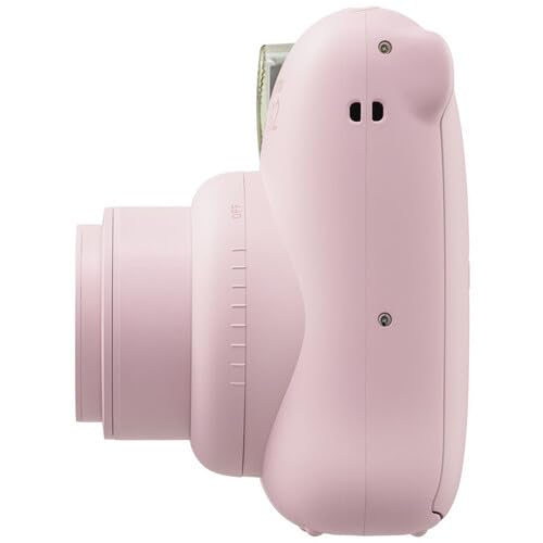 Fujifilm Instax Mini 12 Instant Camera Pastel Blue with 40 Sheets Fujifilm Instax Mini Film Bundle, Sunshine Photo Microfiber Cleaning Cloth Included
