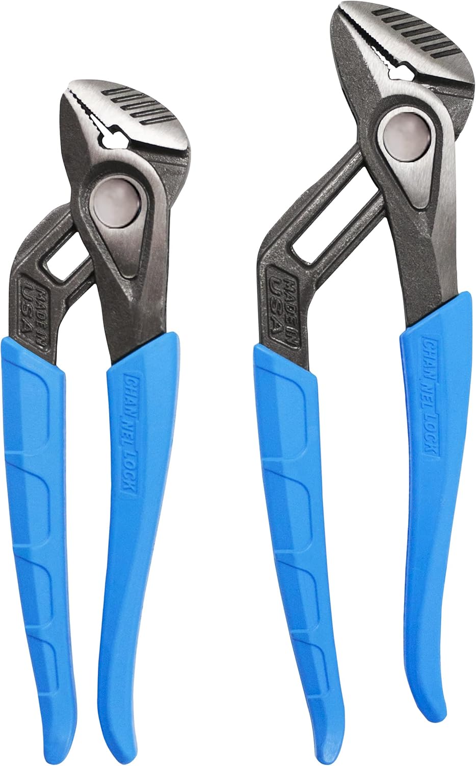 CHANNELLOCK GS-1X 2pc SPEEDGRIP Tongue & Groove Pliers Set | Made in USA | Forged High Carbon Steel Pack of 2