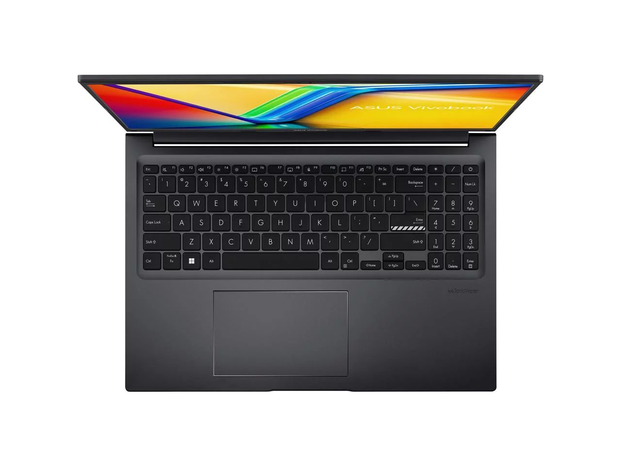 ASUS VivoBook 16 Laptop, 16" WUXGA (1920 x 1200) 16:10 Display, AMD Ryzen 7 7730U CPU, AMD Radeon Graphics, 16GB RAM, 1TB SSD, Fingerprint Sensor, Windows 11 Home, Indie Black, M1605YA-ES74