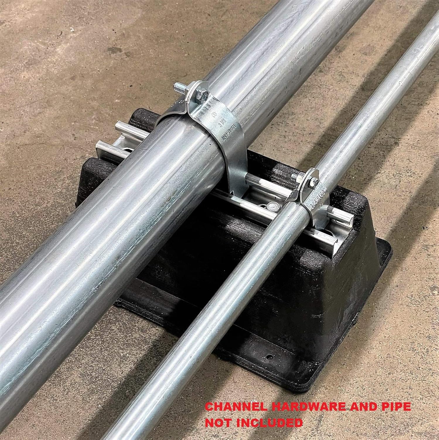 8 Pack BULLKE Rooftop pipe Support | 11.75 inches x 8 inches | 1000 lbs capacity | UV Resistant Strongest and most Durable