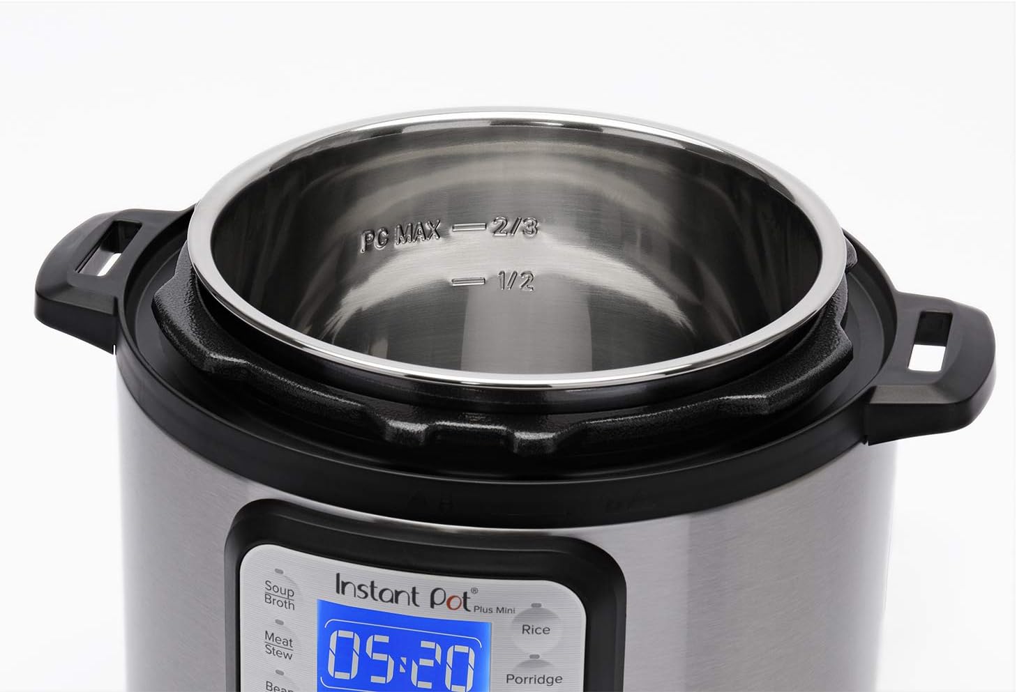 Instant Pot Duo Plus 9-in-1 Electric Pressure Cooker and Ceramic Inner Cooking Pot Mini 3-Qt Bundle
