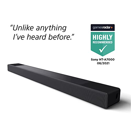 Sony HT-A7000 7.1.2ch 500W Dolby Atmos Sound Bar Surround Sound Home Theater with Sony SA-RS3S Wireless Rear Speakers