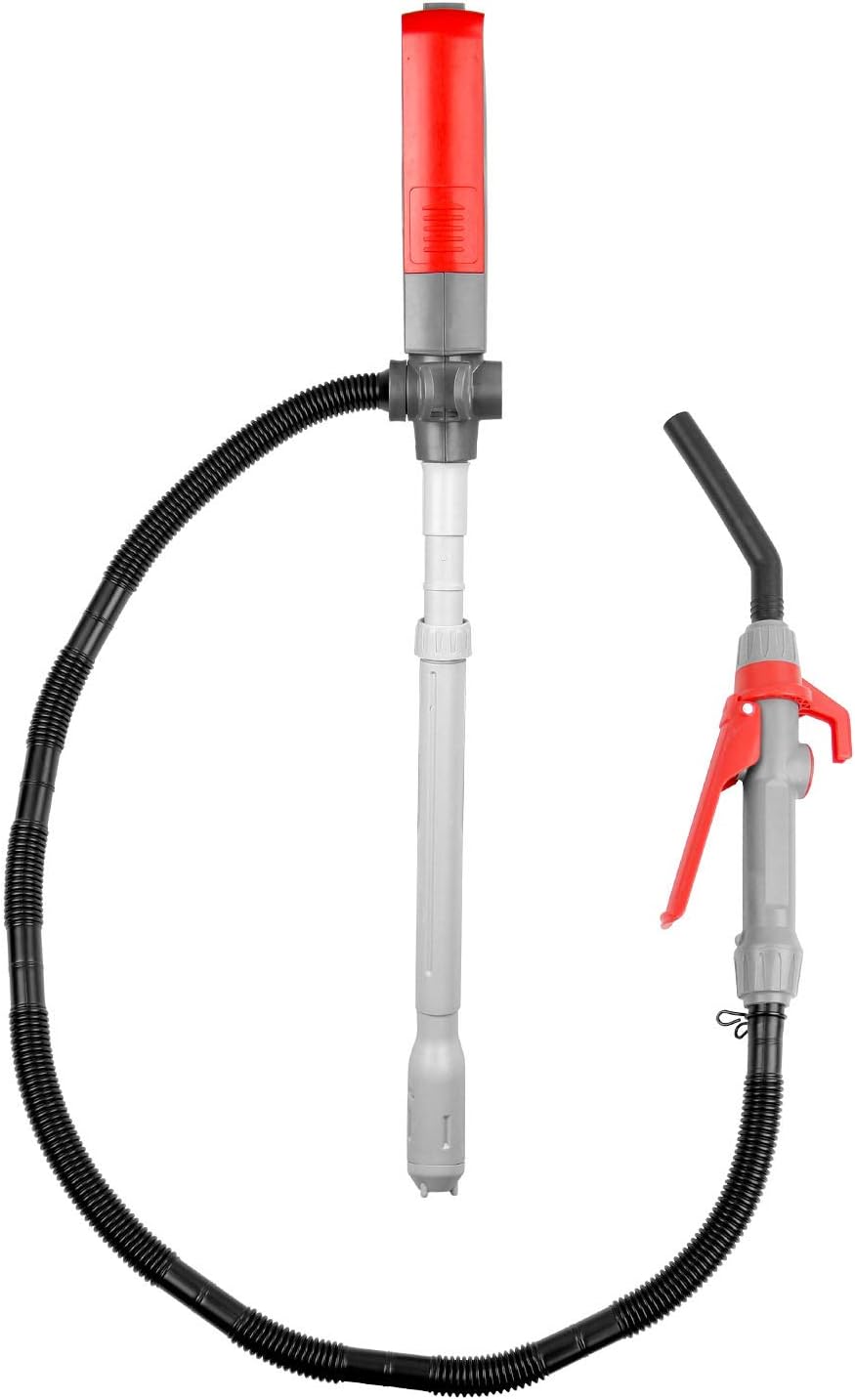 TERA PUMP TREP01-TXL Multi-Purpose Battery Powered Fuel Liquid Transfer Pump - 10ft Extra Long Hose, Easy Flow Control, 9 liters per min Pack of 2