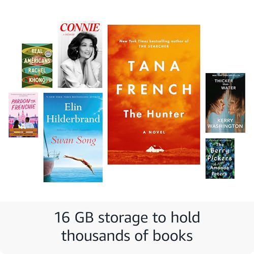 Amazon Kindle (16 GB) - Lightest and most compact Kindle, now with faster page turns, and higher contrast ratio, for an enhanced reading experience - Matcha