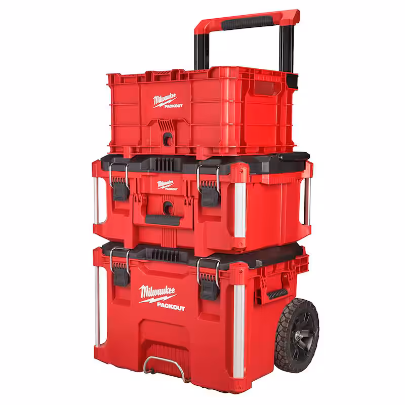 PACKOUT 22 in. Rolling Tool Box/22 in. Large Tool Box/18.6 in. Tool Storage Crate Bin