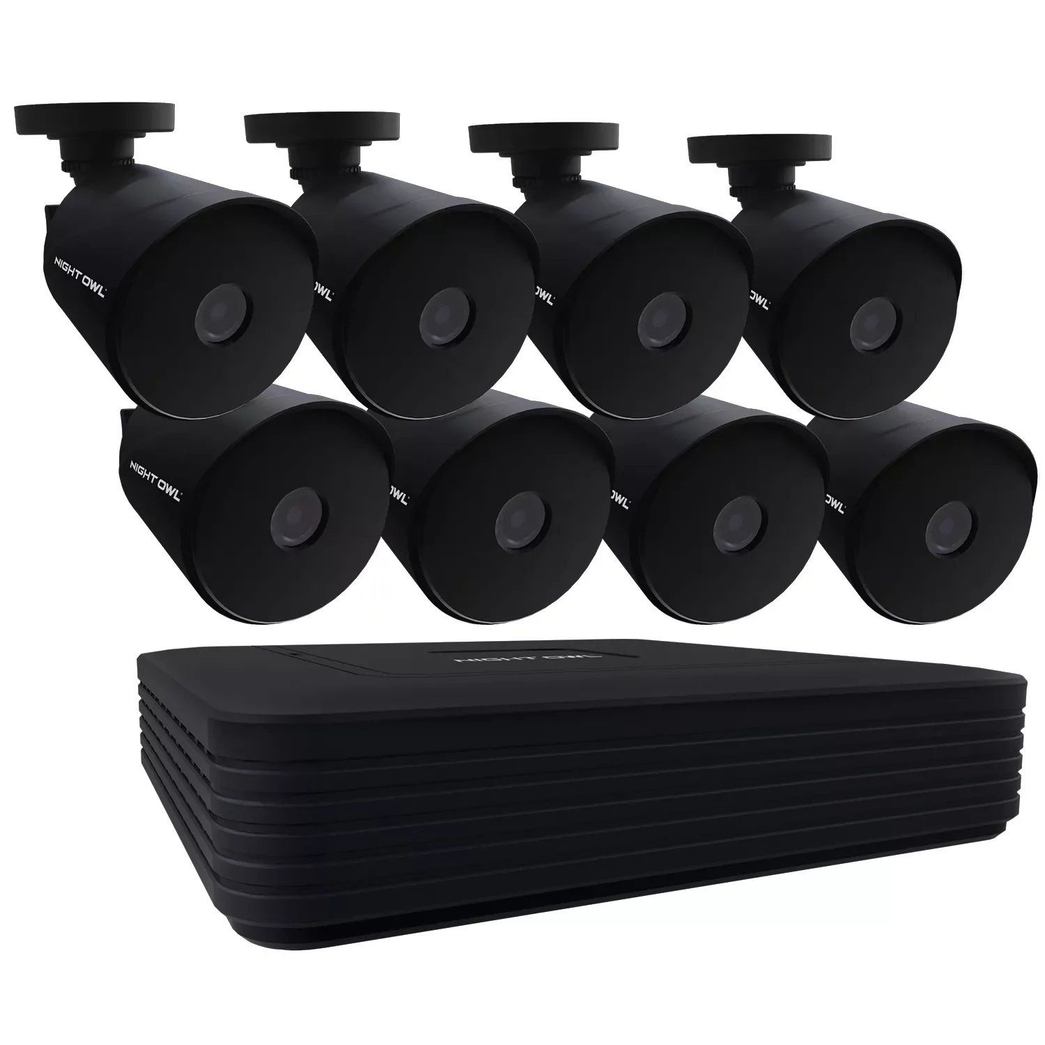 Night Owl CL-8VD2P1-8 8 Channel Wired DVR with (8) 1080p Wired Cameras and 1TB Hard Drive - Curated Treasures Market