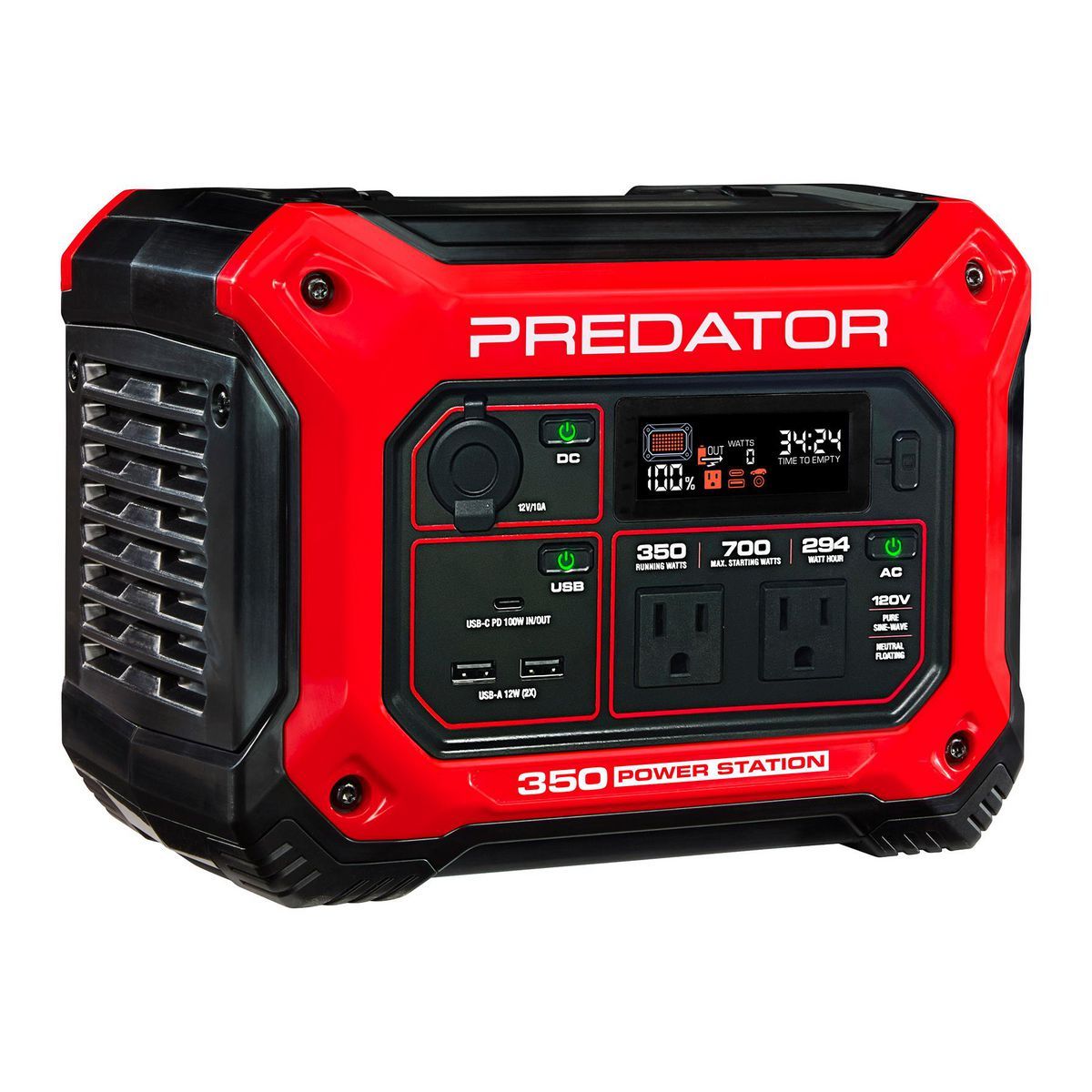 PREDATOR 350 Watt Power Station, 294 Wh Capacity