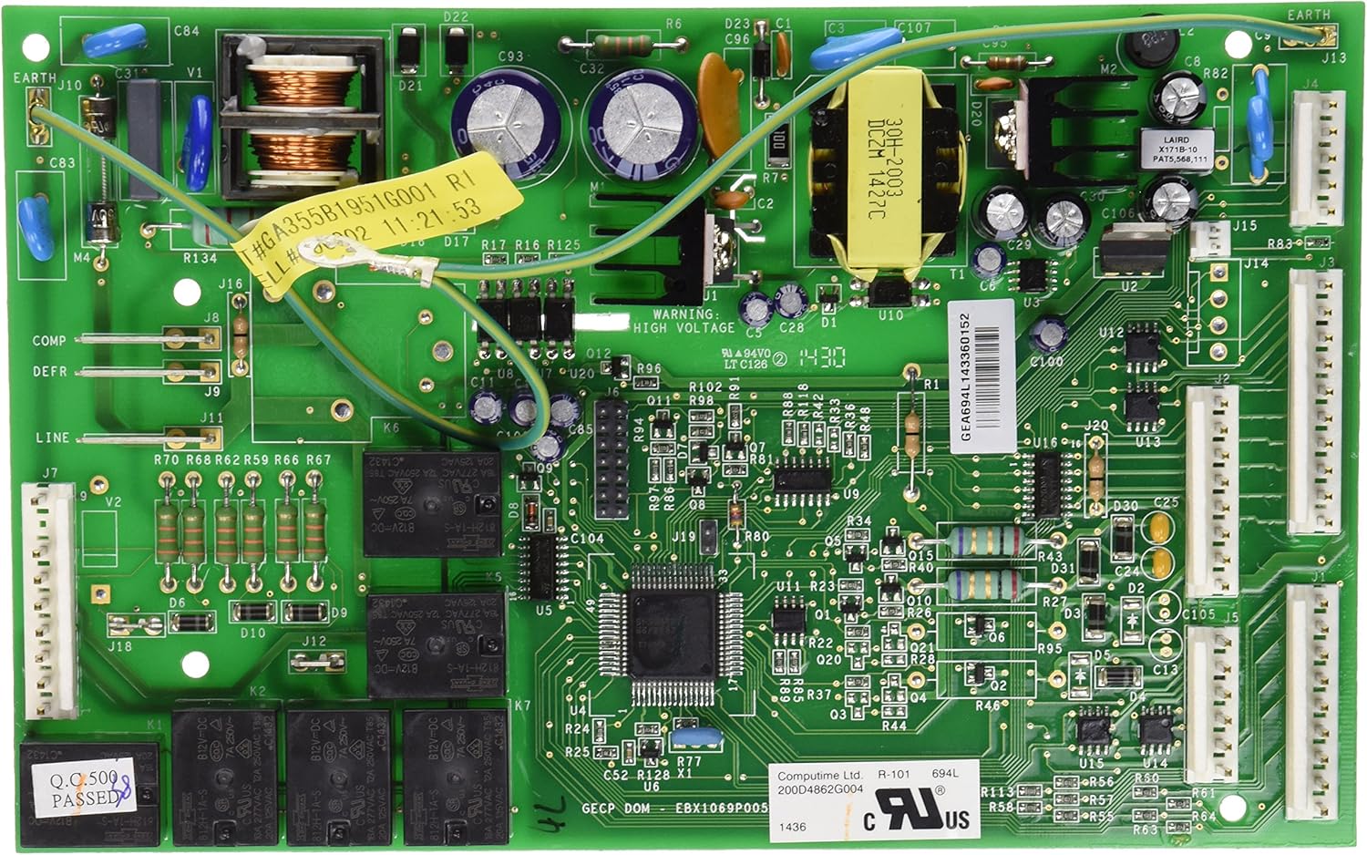 GE WR55X10560 Genuine OEM Main Control Board Assembly for GE Refrigerators