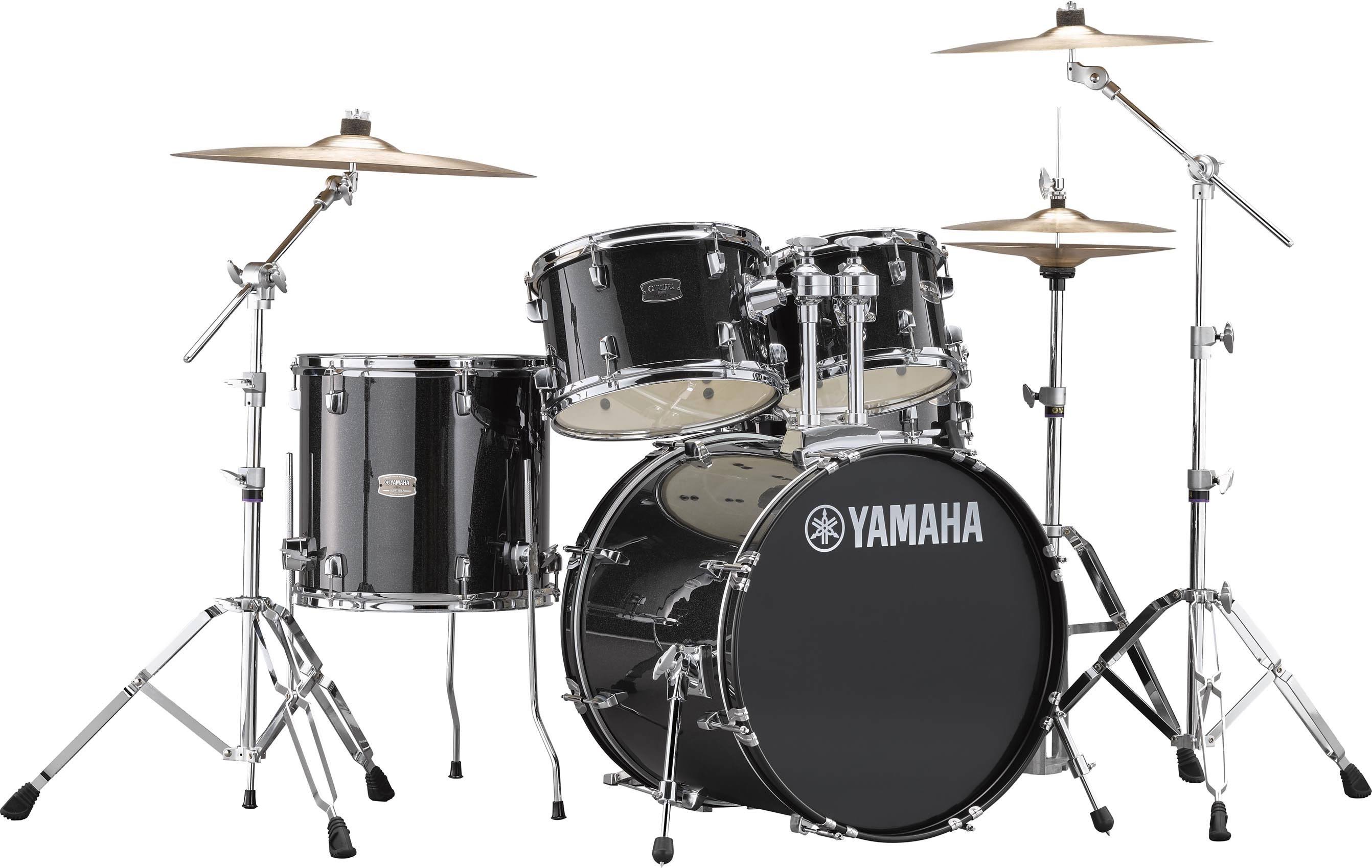 Yamaha RDP2F5BLG Rydeen 22x22 Bass Drum 5-Piece Shell Pack Black Glitter - Avayadevconnect