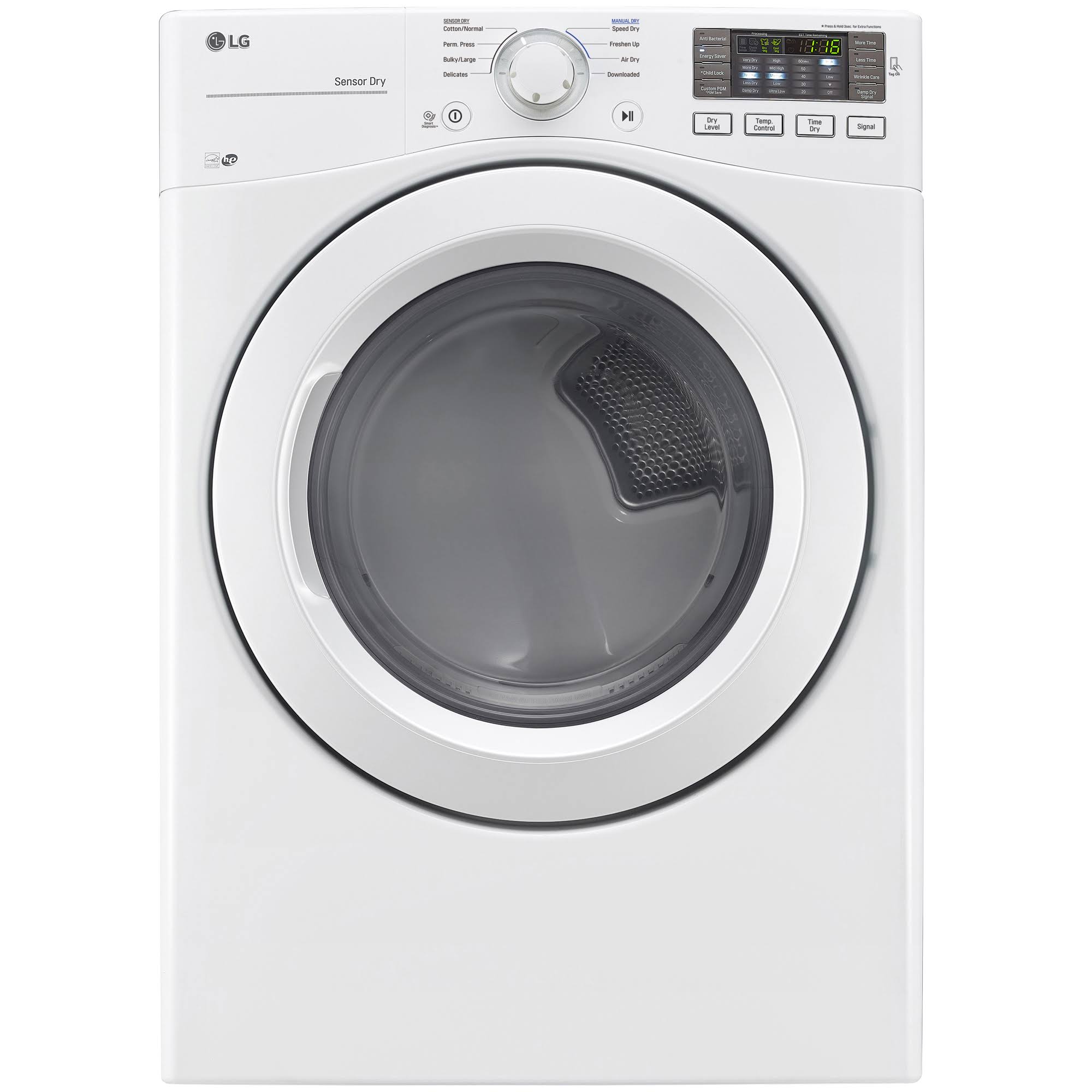 LG DLG3181W Front-Loading Gas Dryer - White