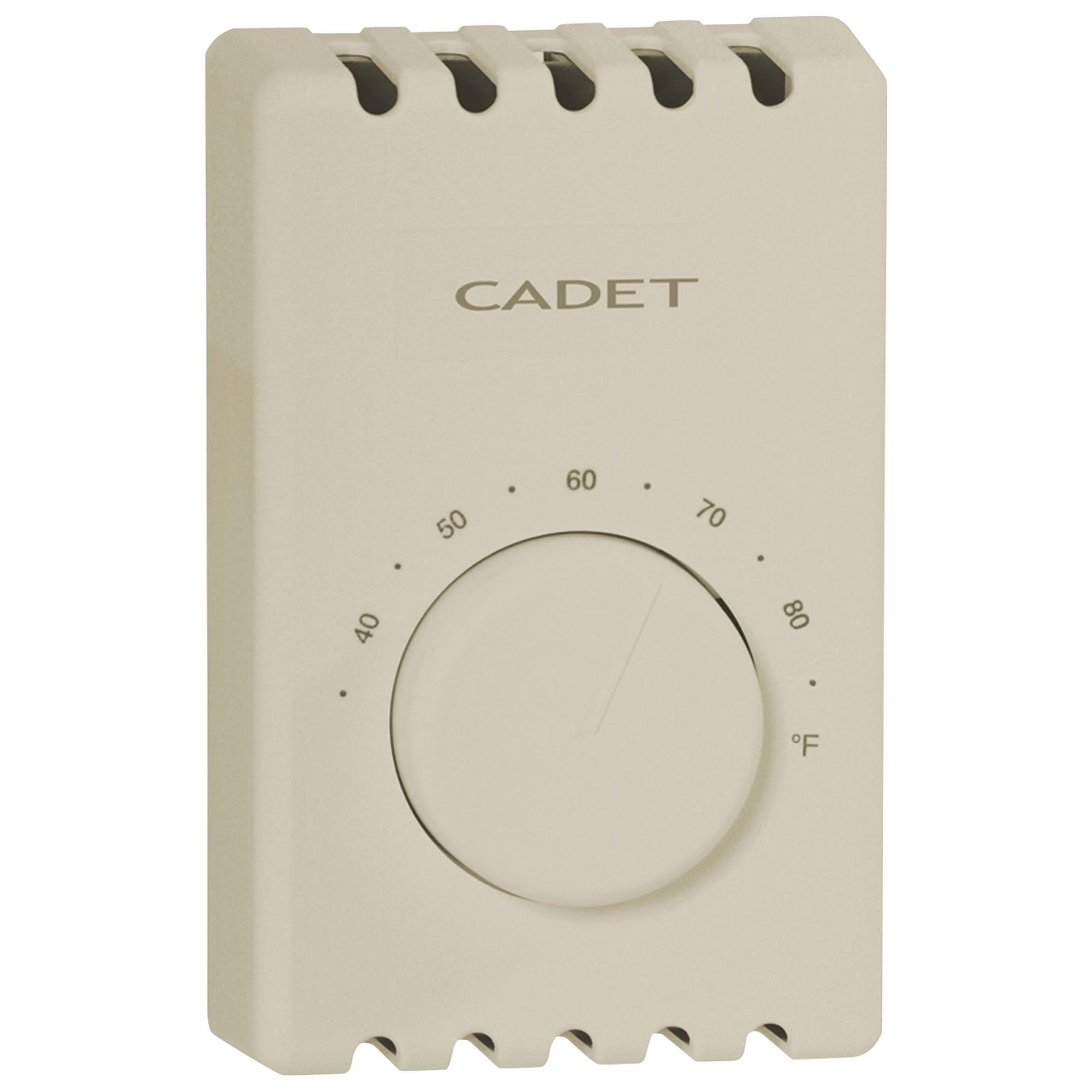 Cadet T410A-A Mechanical Single Pole Wall Mount Thermostat