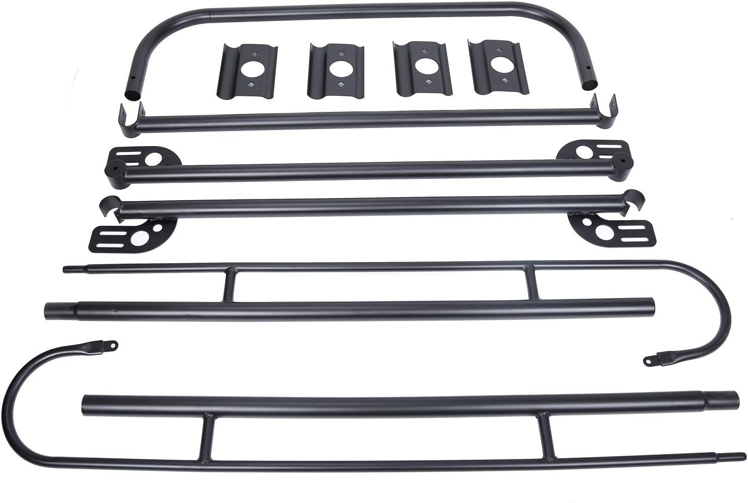 ECOTRIC 1000 LBS Adjustable Full Size Truck Contractor Ladder Pickup Lumber Utility Kayak Rack(Notice:You Will Receive Two Packages for This Item)