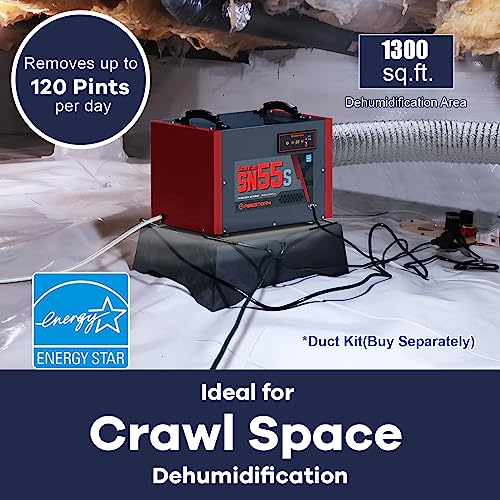 Abestorm Commercial Dehumidifier for Crawl Space Basement, 5 Years Warranty, Intelligent Humidity Control, Auto Shut off/Restart, 5 Years Warranty