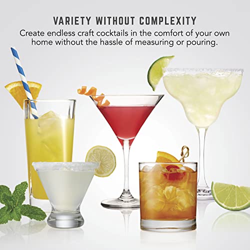 Bartesian Cocktail and Margarita Machine for The Home Bar with Push-Button Simplicity and an Easy to Clean Design