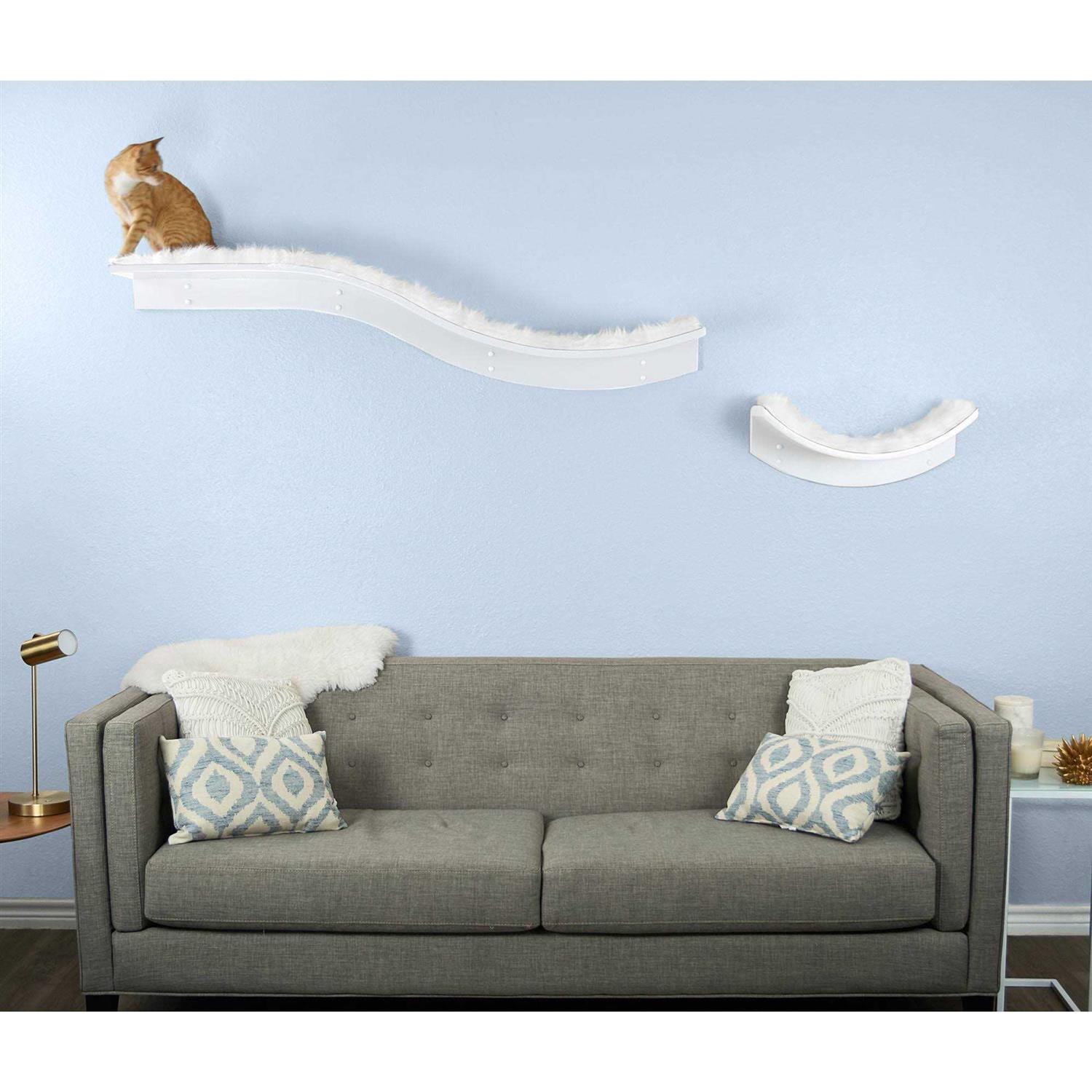 The Refined Feline Lotus Branch Cat Shelf