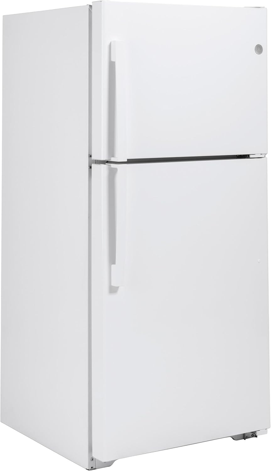 GE GTS19KGNRWW 19.2 Cu. Ft. White Top Freezer Refrigerator