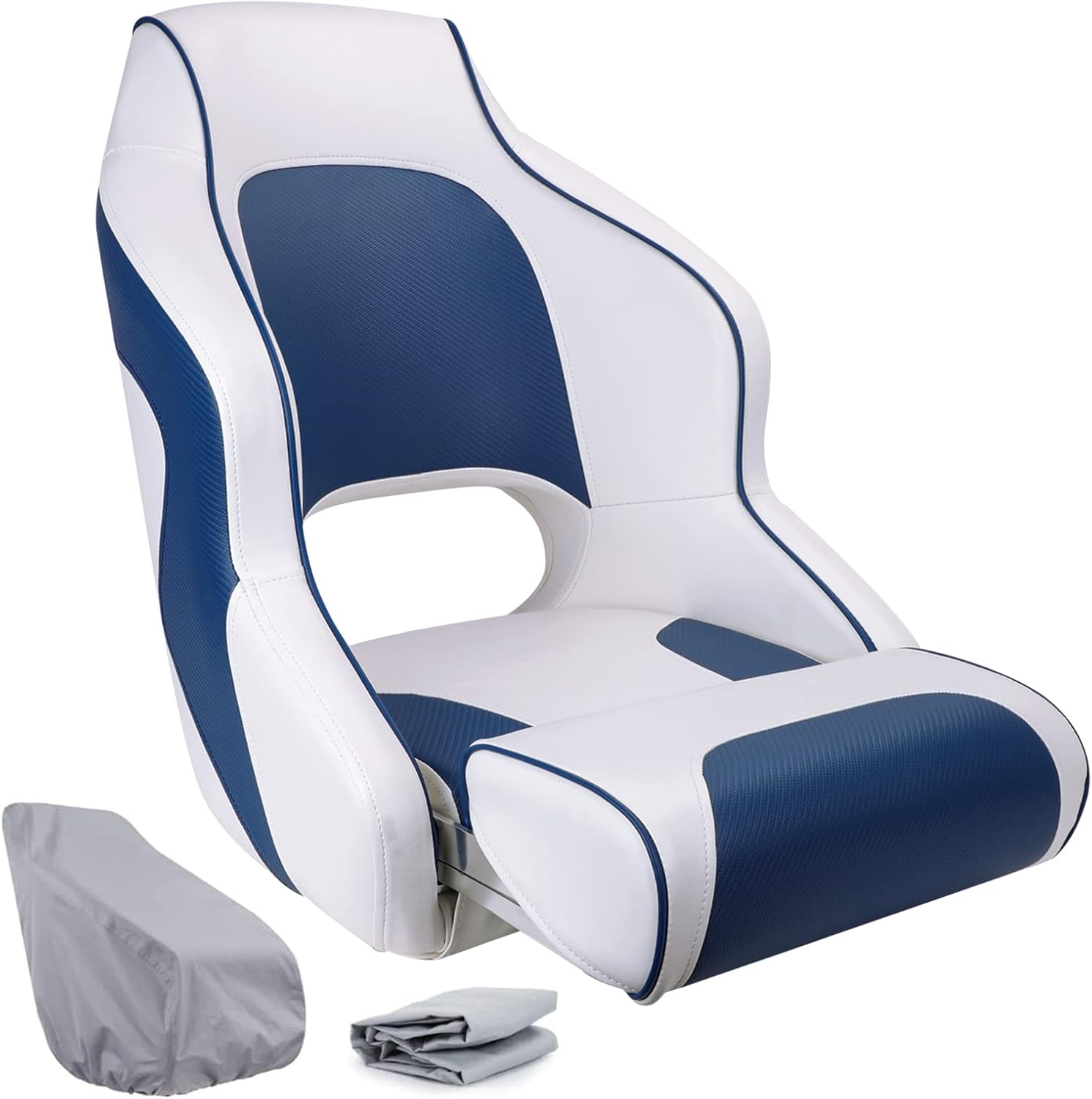 NORTHCAPTAIN Premium Sport Flip Up Boat Seat Captain Bucket Seat