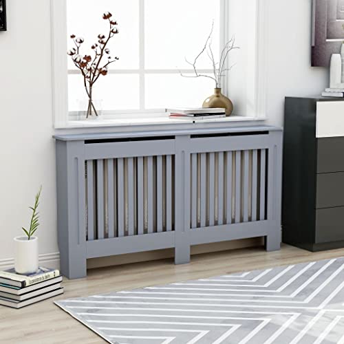 loibinfen Modern Radiator Cover Heating Covers for Living Room, Bedroom, MDF Heating Cabinet, Anthracite