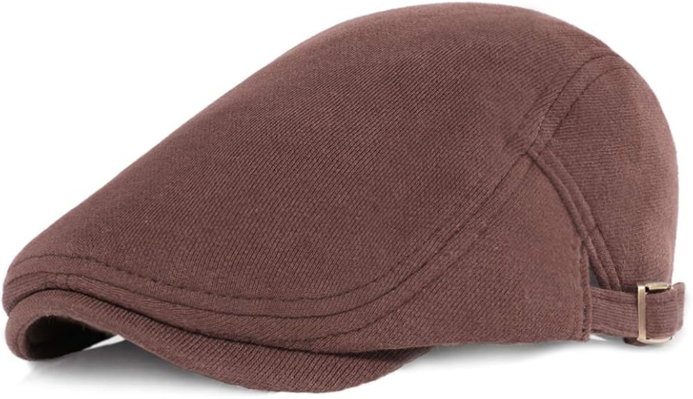 PORSYOND Men Flat Cap Newsboy Hat Beret Cabbie Ivy Cap Gatsby Newsboy Hat Herringbone Driving Cap