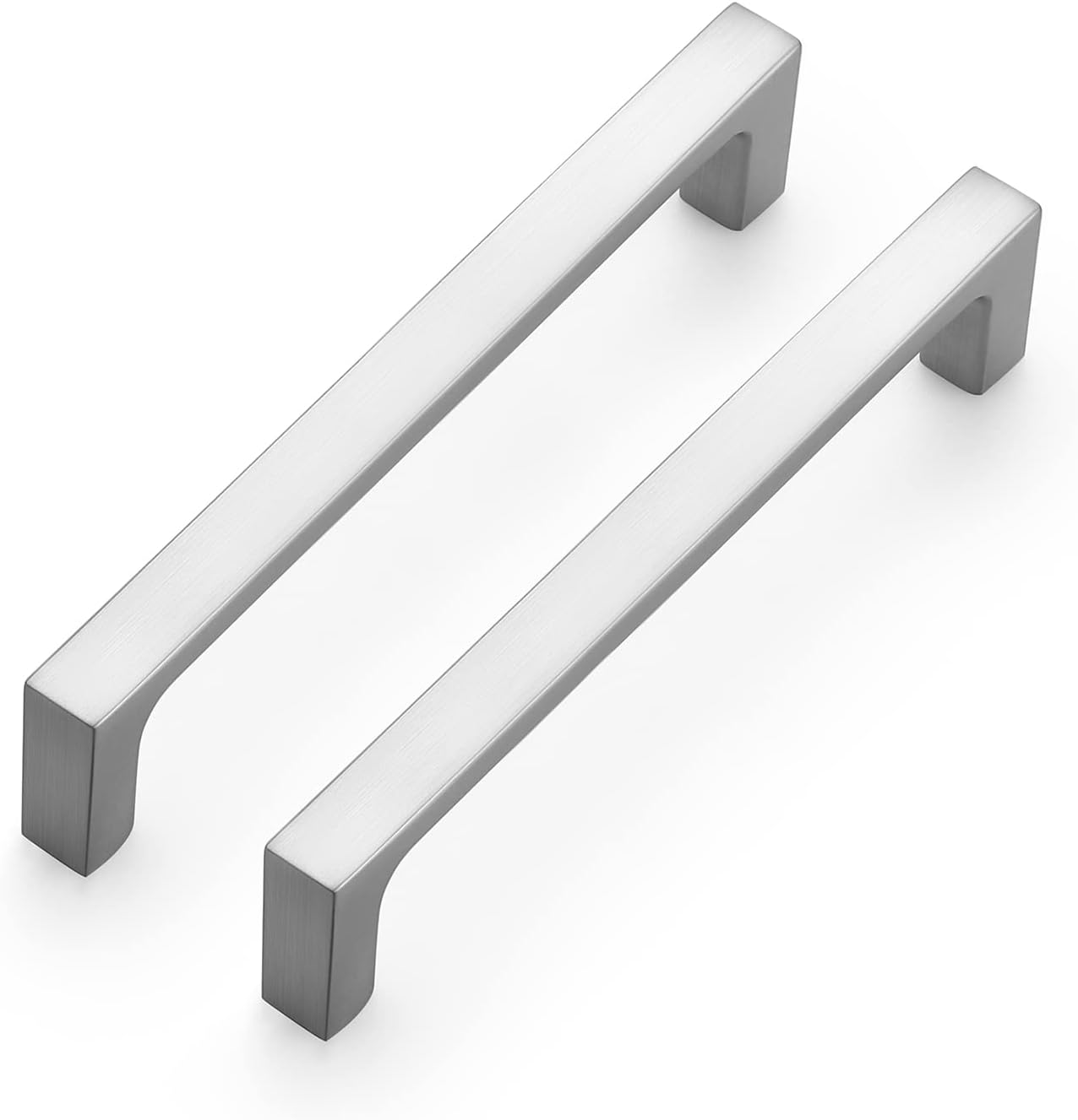 Ravinte 30 Pack Solid 5 Inch Kitchen Square Cabinet Handles Brushed Nickel Cabinet Pulls Drawer Pulls Kitchen Cabinet Hardware Kitchen Handles