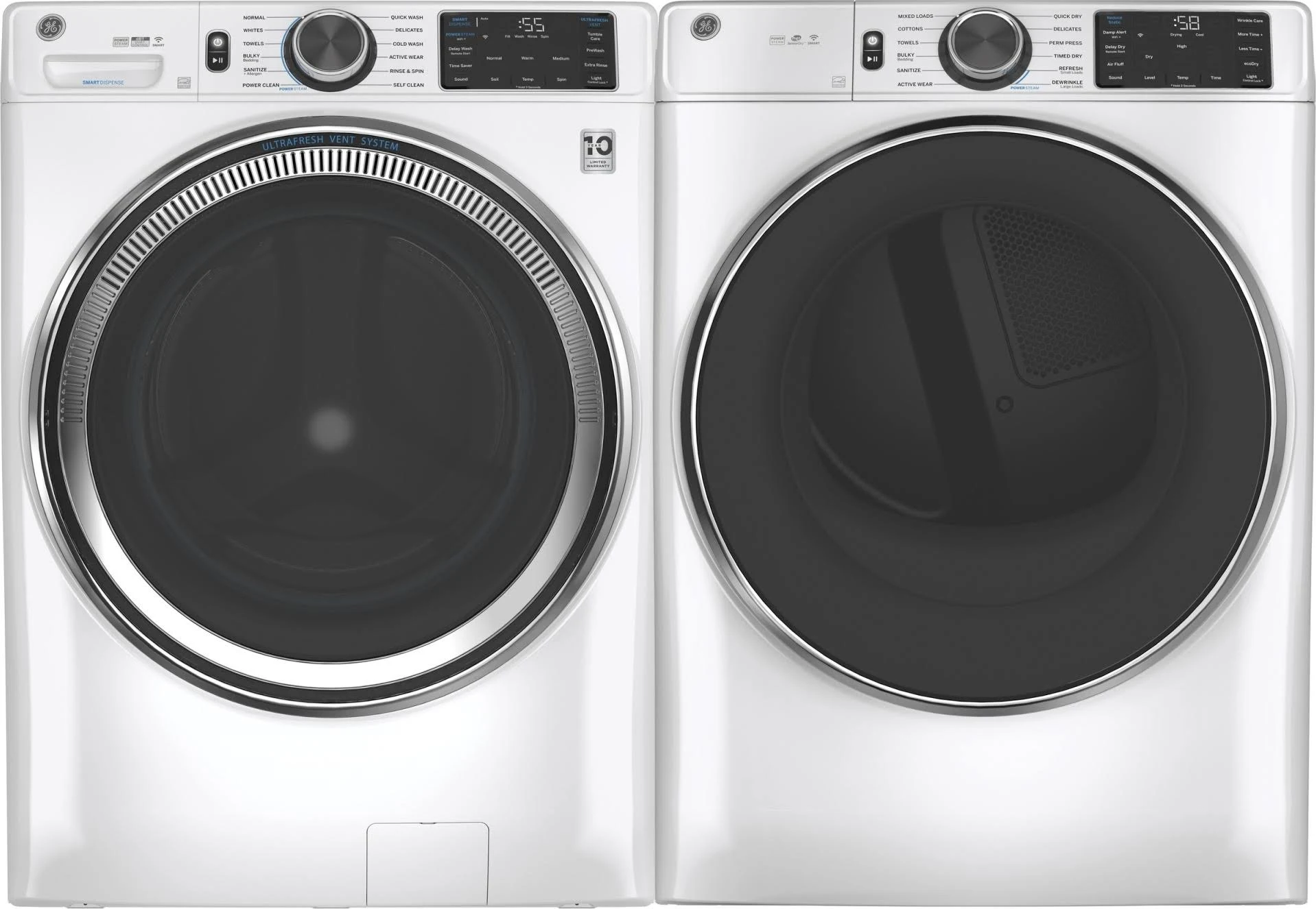 GE GFW650SSNWW Front-Loading Washer - White