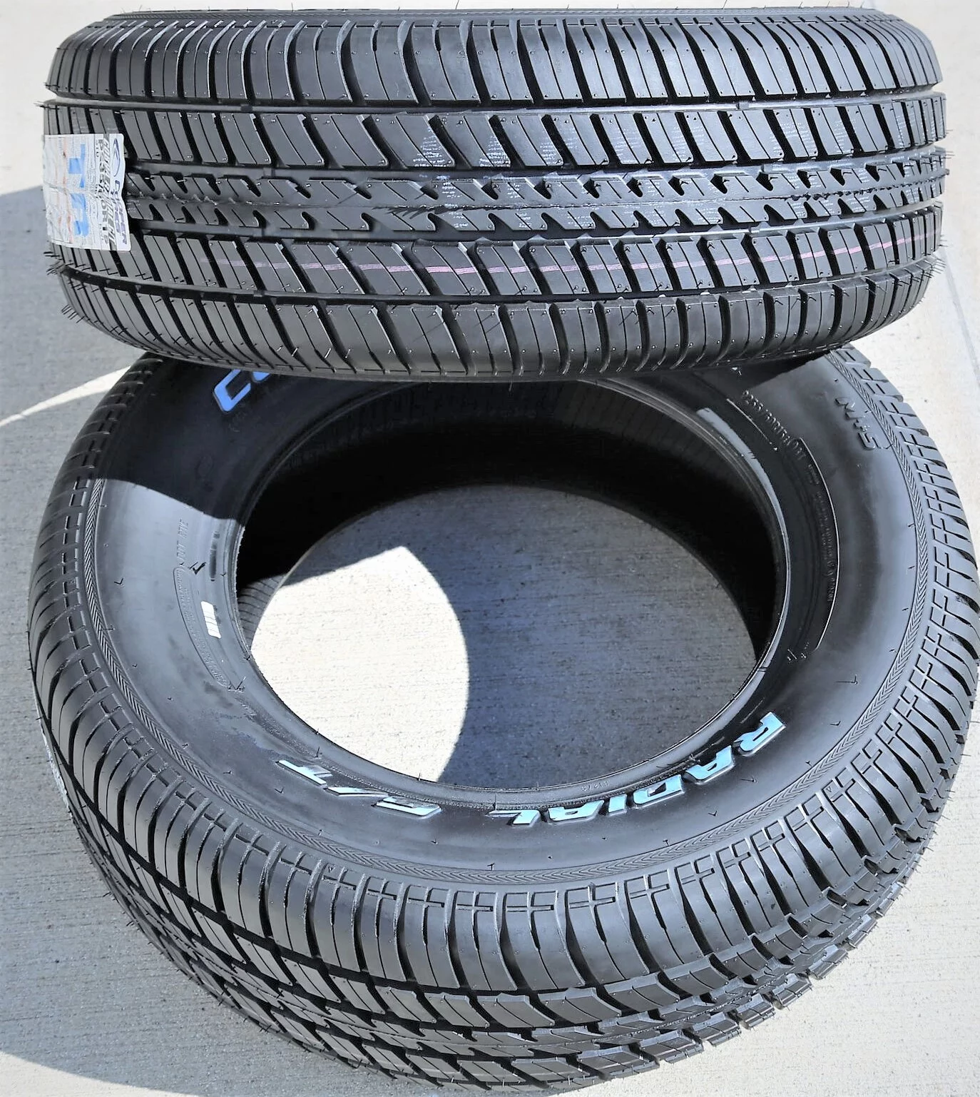 Pair of 2 (TWO) Cooper Cobra Radial G/T 245/60R15 100T A/S All Season Tires Fits: 1990-94 Chevrolet Astro Base. 1994 GMC Safari Base