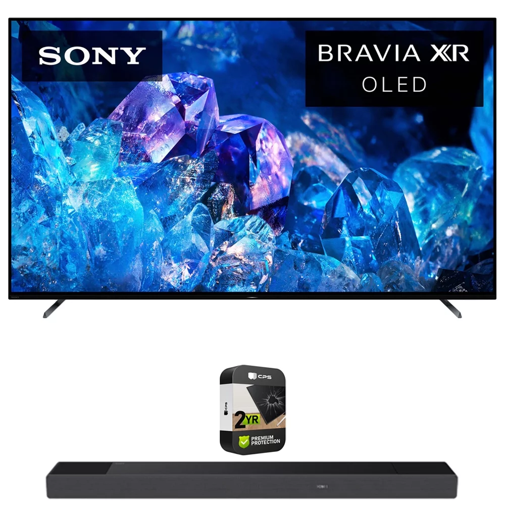 Sony XR77A80K Bravia XR A80K 77" 4K HDR OLED Smart TV (2022 Model) Bundle, Televisions