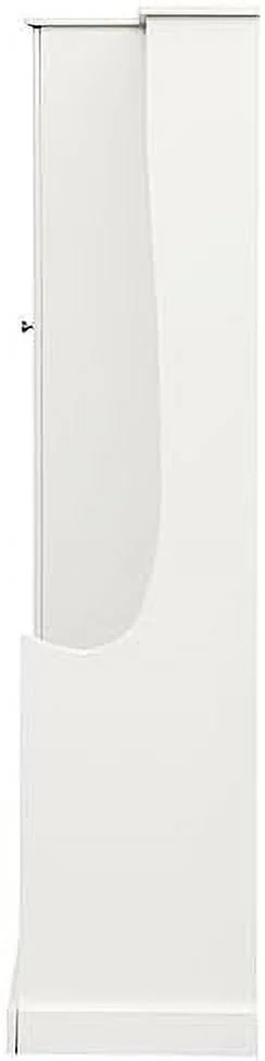 RUNFAYBIU Wooden Hall Tree with Flip-Up Bench  Coat Rack with Adjustable Shelves  Mudroom Coat  with Hanging Hooks for Entryways  White