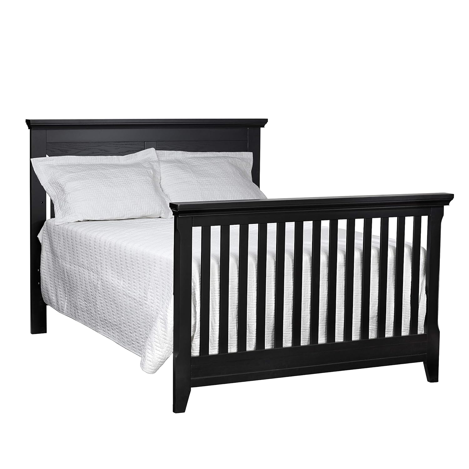 Baby Cache Overland 4 in 1 Convertible Crib in a Classic Heritage Black Finish