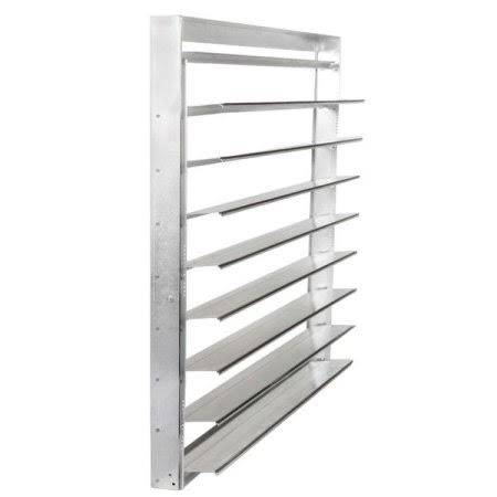 Dayton 6WRK7 Backdraft Damper,Horizontal,42 Sq