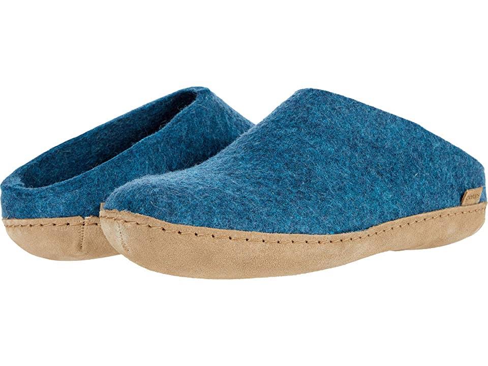 Glerups Open Heel Petrol