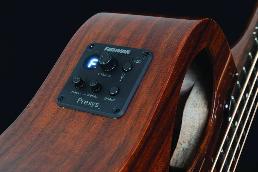 Michael Kelly Sojourn Port Acoustic Electric Travel Bass Guitar Koa