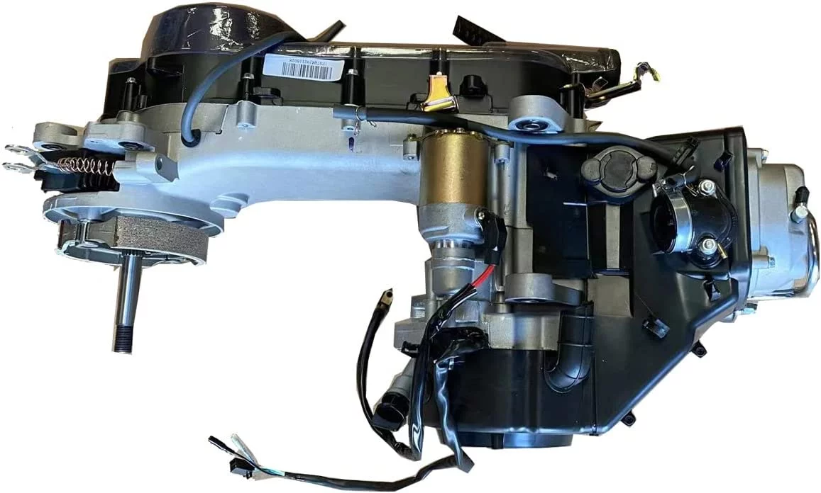 X-PRO 150cc Long Case 4-stroke GY6 Air cooled Moped Scooter Engine with CVT Automatic Transmission, Electric/Kick Start - Curated Treasures Market