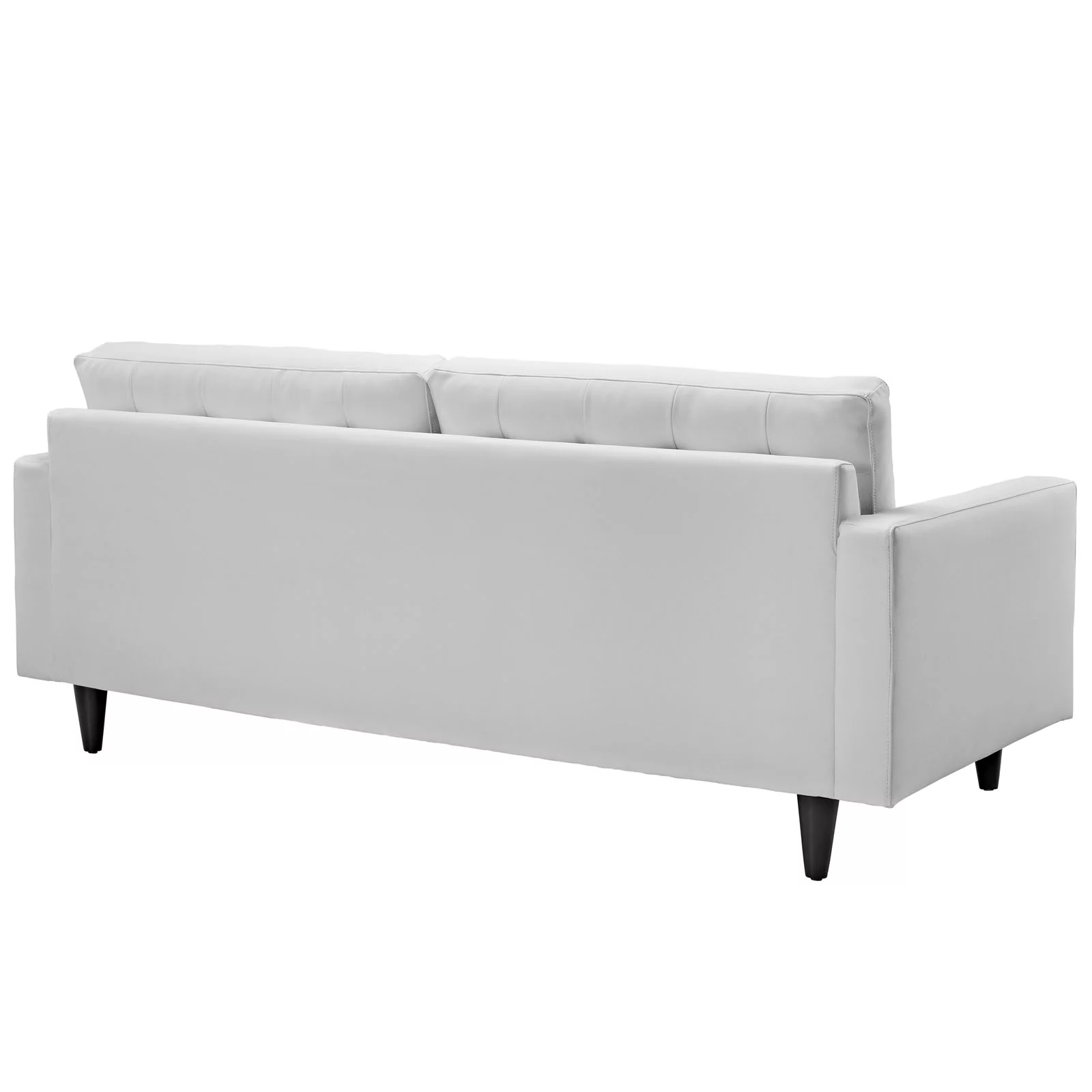Modern Contemporary Living Room Leather Sofa White