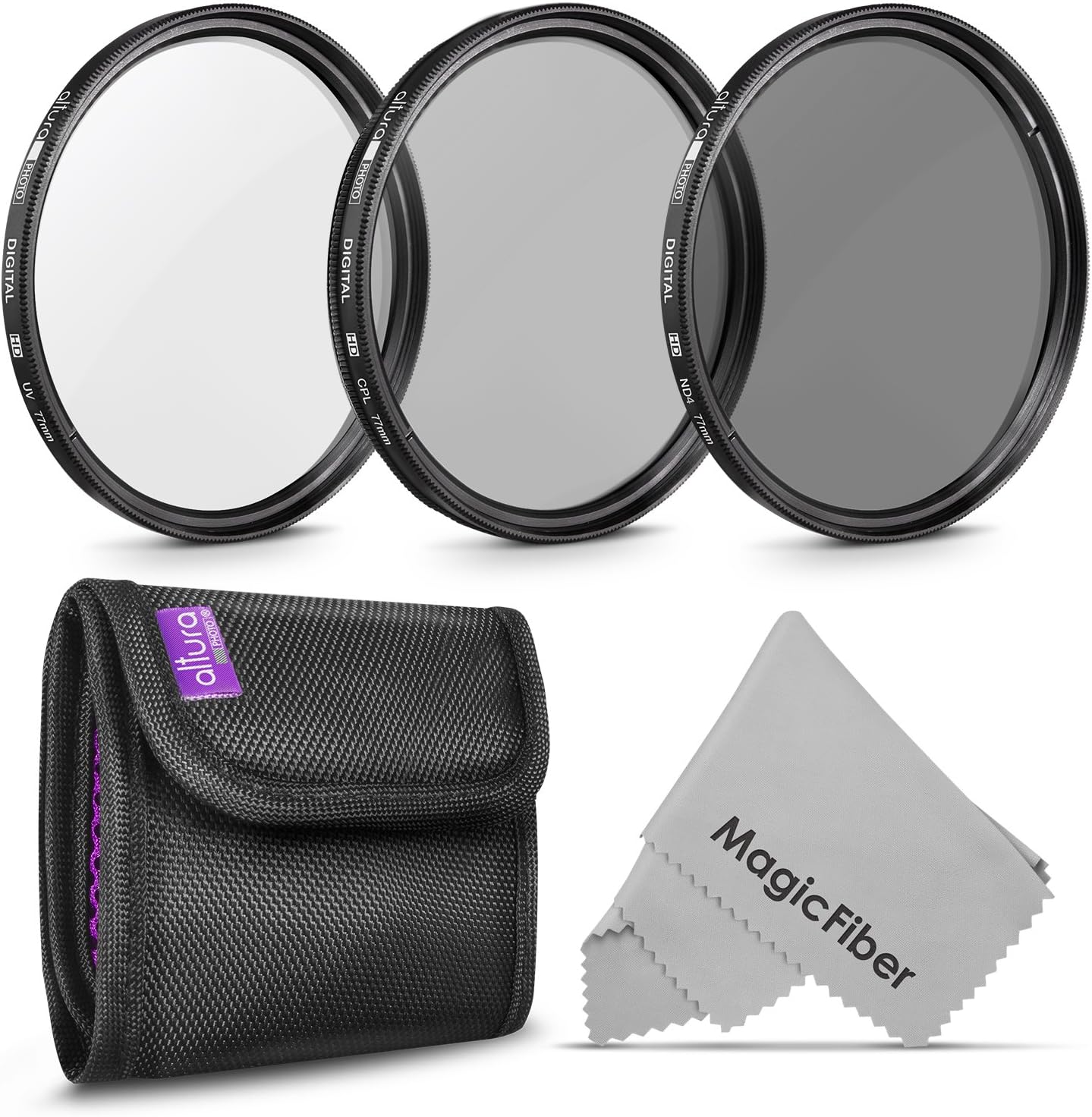 95MM Lens Filter Kit by Altura Photo, Includes 95MM ND Filter, 95MM CPL Filter, 95MM UV Filter, (UV, Polarizer Filter, Neutral Density ND4) for Camera Lens w 95MM Filter + Lens Filter Case