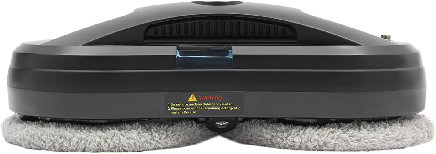 Window Cleaning Machine Window Cleaning Robot, Smart Glass Cleaning Machine 2800pa Suction Power Black